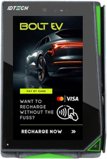 Bolt EV running on IDTECH VP6825